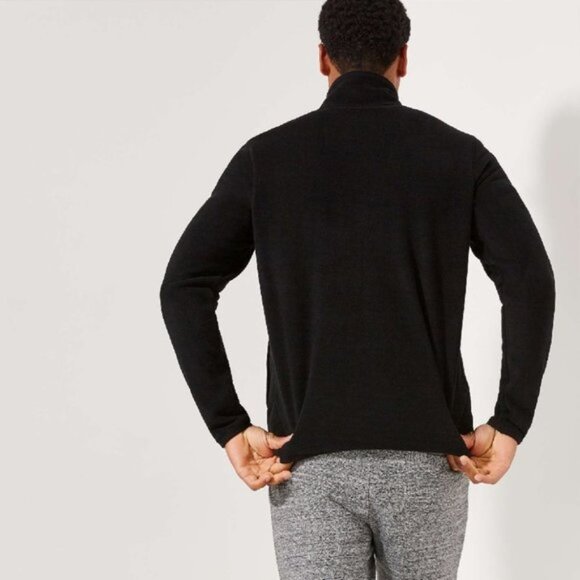 Joe Fresh Men's Quarter Zip Fleece Top - Picture 3 of 6